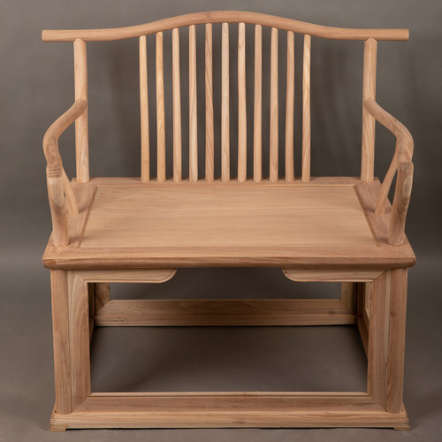 实木大号禅椅盘腿禅意白坯白胚