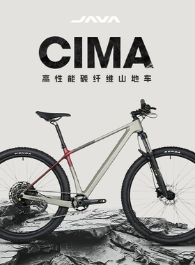 JAVA佳沃碳纤维山地自行车油压碟刹13变速越野硬尾高端XC林道CIMA