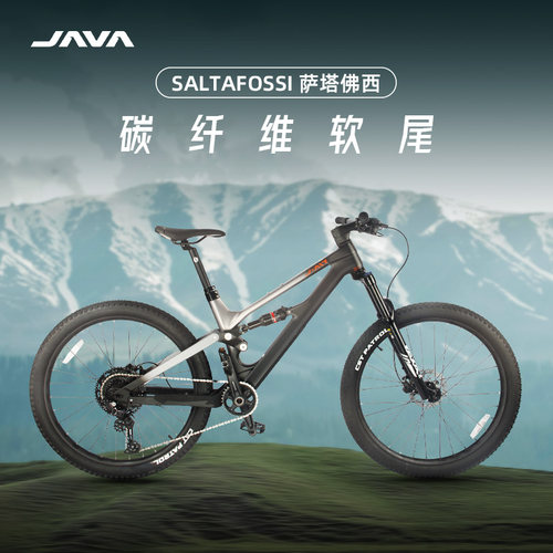 JAVA碳纤维碟刹12变速软尾山地车