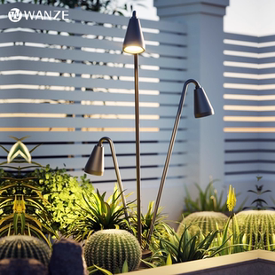 防水草坪灯接电户外现代庭院灯别墅露天景观灯园林装饰室外插地灯