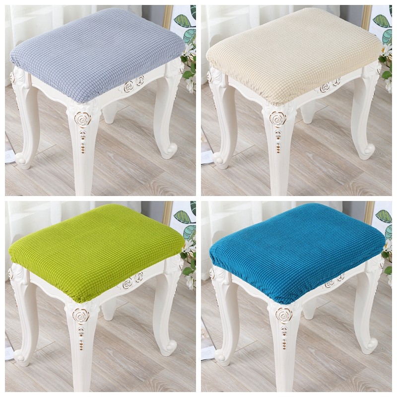 通用长方形凳子套罩梳妆套化妆简约现代家用小木板高端座椅套