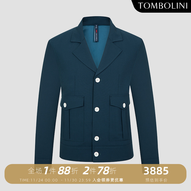 TOMBOLINI翻领休闲夹克外套