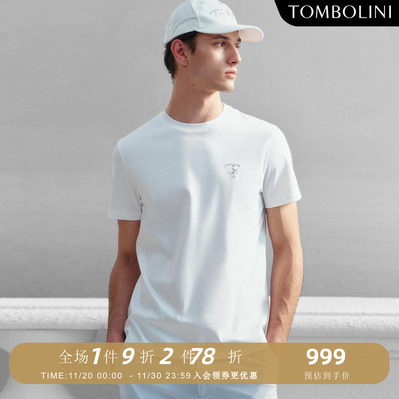 TOMBOLINI春夏男士简约短袖T恤