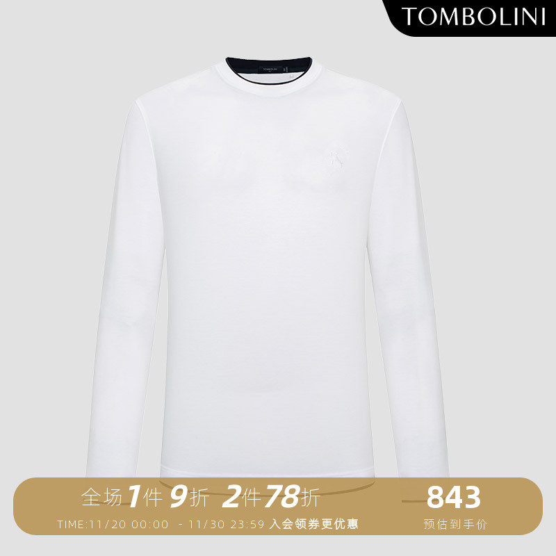 TOMBOLINI长袖假两件长袖T恤