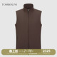 TOMBOLINI 立领背心外套潮 东博利尼春秋轻量通勤易打理马甲男士
