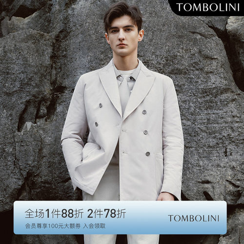 TOMBOLINI西装式鹅绒羽绒服
