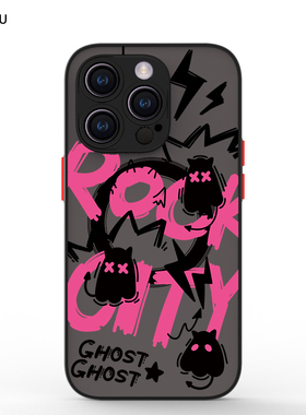 智卡奴适用于苹果17promax16手机壳15magsafe磁吸iphone14新款13mini防摔12pro黑色幽灵11潮牌高级小众xr磨砂