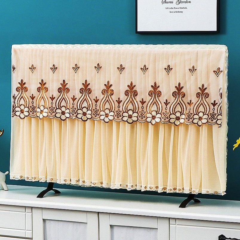 电视罩电视机防尘罩电视机防尘罩纱开机不取电视罩套55寸60寸65寸