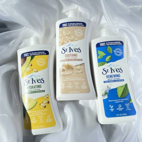 平价好用！ 圣艾芙St ives保湿滋润身体乳燕麦乳木果玫瑰坚果绿茶