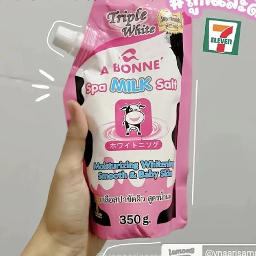 搓个澡！泰国A BONNE SPA Milk Salt牛奶沐浴盐磨砂盐去角质嫩白