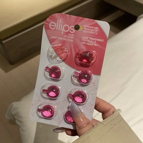巨好用！印尼意立诗ellips护发精油胶囊修护干枯毛躁免洗精油旅行
