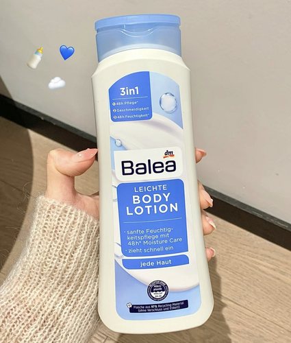 干干净净的baby奶香！德国balea芭乐雅身体乳补水保湿滋润润肤乳 - 封面