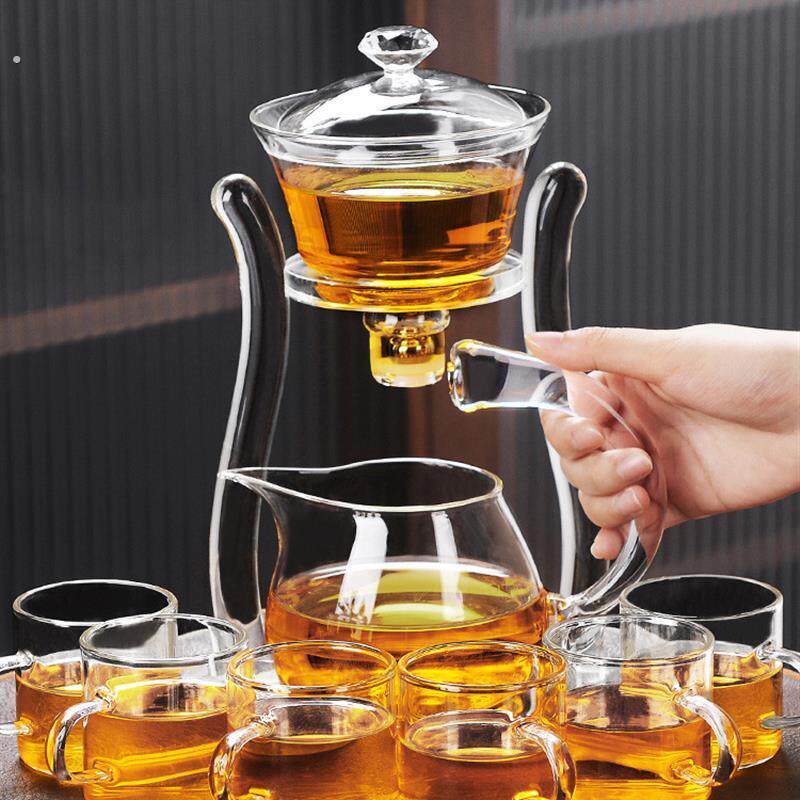 玻璃全自动功夫茶具套组组合家用泡茶神器办公室会客懒人茶壶茶杯