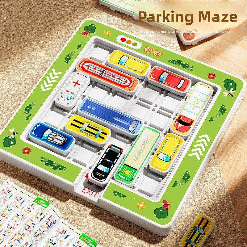 儿童移车出库汽车华容道思维训练幼儿园玩具赛车突围解题闯关玩具,玩具/童车/益智/积木/模型,智力解题/通关玩具,淘宝优惠券,粉丝福利购,淘宝优惠卷