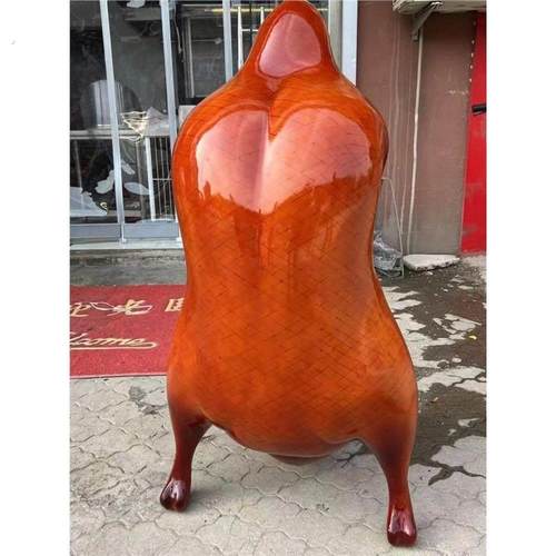 仿真烤鸭模型充气仿真假仿真北京烤鸭大型鸭子鸭子雕塑摆件烧鸭