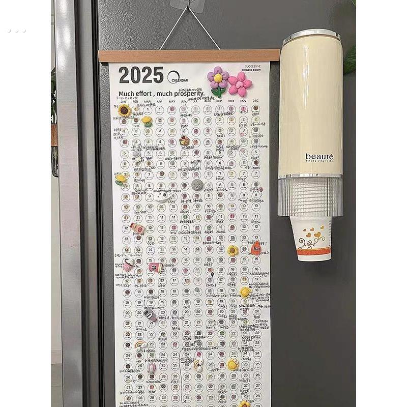 挂历2025年历新款diy手作创意摆件自律打卡计划表备忘录记录日历