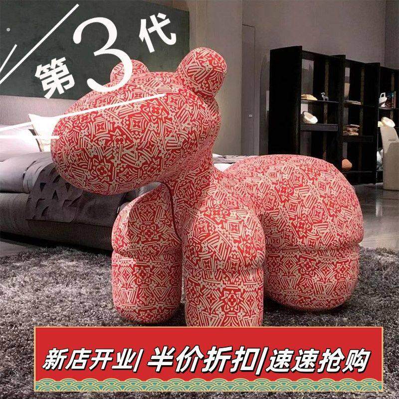 动物坐凳大号成年人可以骑的椅子创意动物坐骑小马椅网红创意椅子