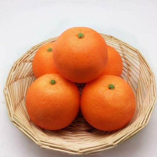 加重仿真水果PU材料假水果仿真橙子学习模型道具假橙子摆设仿水果