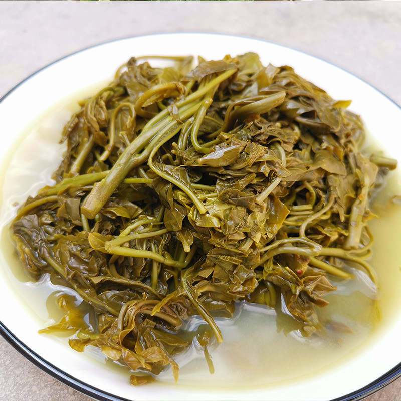 云南德宏特产傣味野菜帕贡菜怕棍菜500g鸡爪菜腌菜酸菜下饭菜酸汤