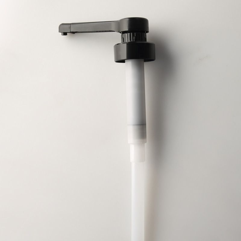 淋酱压嘴30ML定量压头黑色带刻度按压嘴泵头鸭嘴按压式通用