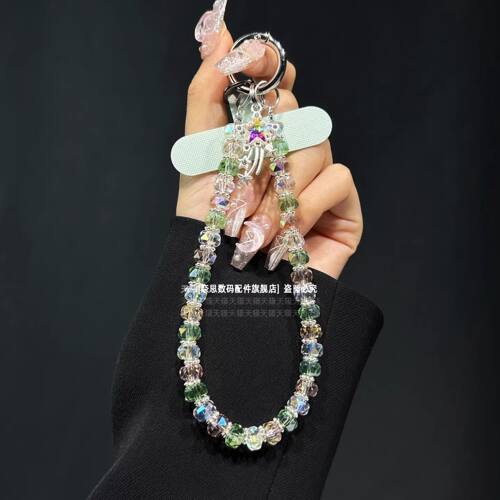 时尚创意炫彩车轮水晶手链防断