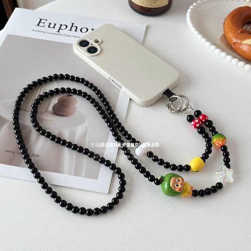 可爱立体公仔星星人卡通串珠背带