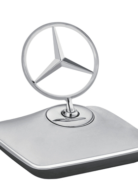 奔驰原厂正品车标S480立标SS450标志GLSS级徽标LOGO镇纸金属质感