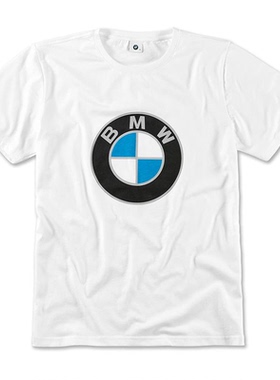 新款BMW宝马LOGO标短袖T恤精品男女时尚情侣赛车运动Motorsports