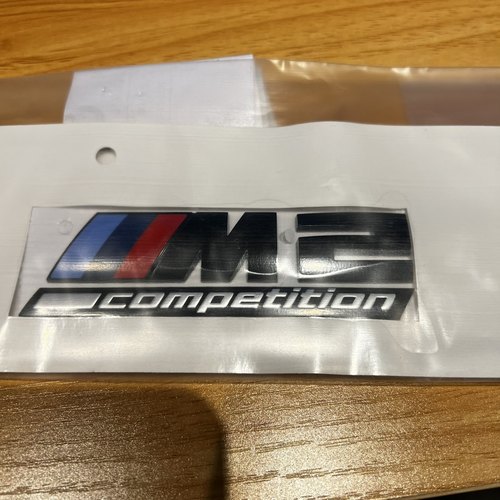 宝马原厂黑色字标尾标后备箱标车标M2competition跑车BMW个性标志