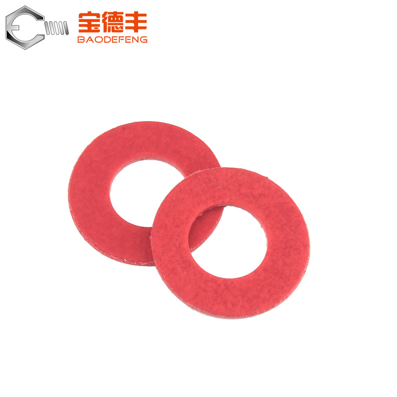 绝缘垫片红钢纸垫圈快巴纸红介子紧固平垫圈/M2/M2.5/M3/M4/M5/M8