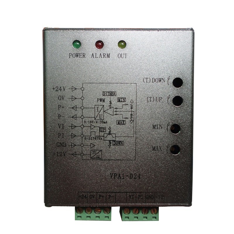 单路脉冲比例阀放大板电压0-10V 0-4000HZ输入0.8安DC24V电源