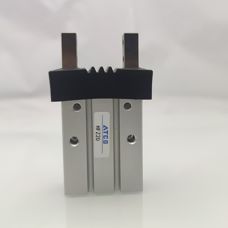 气动手指气缸夹爪导轨加长HFKL/HFZ6/10/16/20/25/32/40B平行气爪