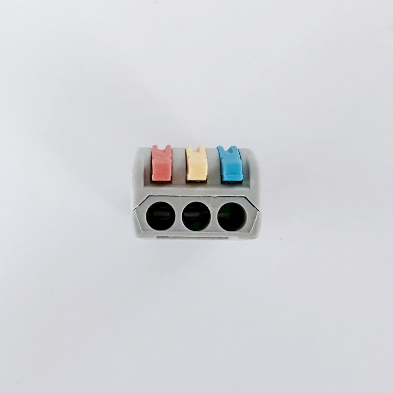 50只装彩色SPL-3三位电线连接器快速接线端子对接头三进三出,厨房电器,商用制热电器配件,淘宝优惠券,粉丝福利购,淘宝优惠卷
