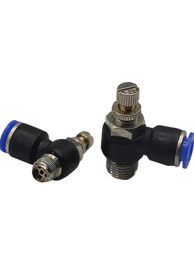 SL4\SL6\SL8\SL1012\1614-M5\01\02\03\04M6节流阀气动调速接头