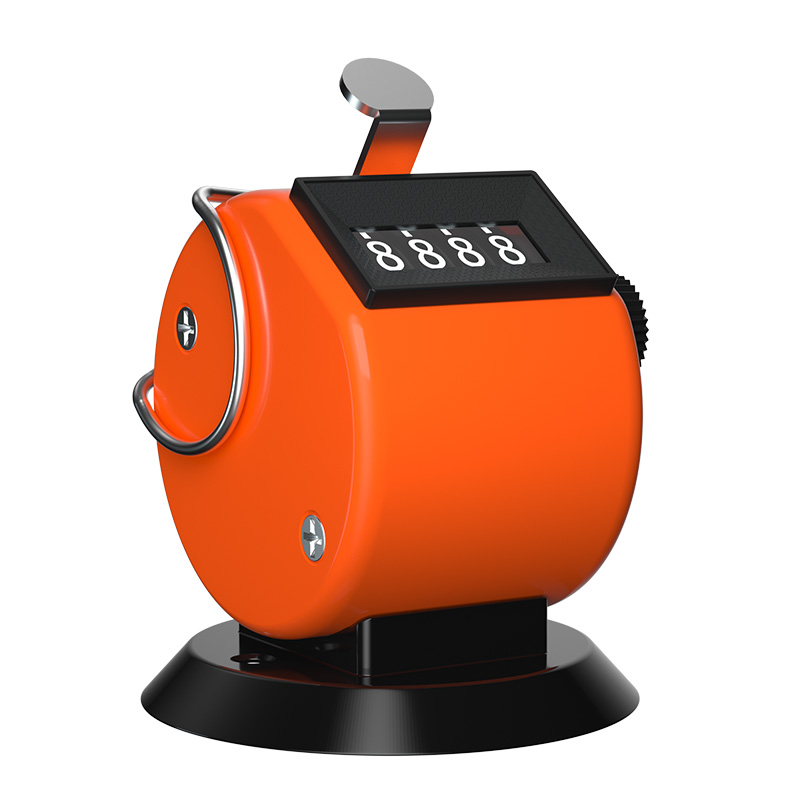 计数器机械手动带金属底座小型手持计点数记数器仓库计件数客器