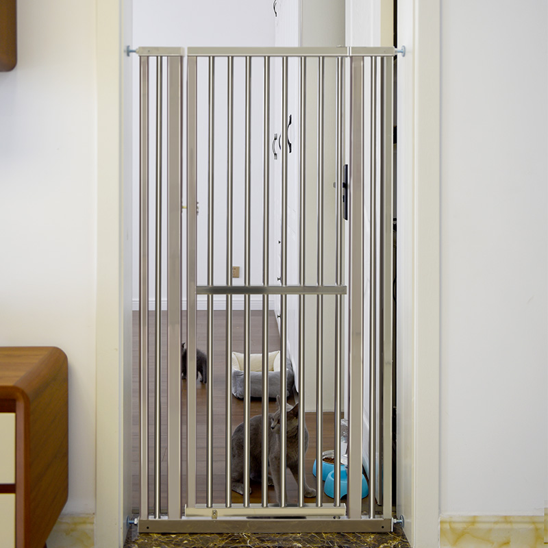 儿童门栏狗狗栅栏小型犬大型犬猫咪防逃网室内安全防Y护栏隔离栏