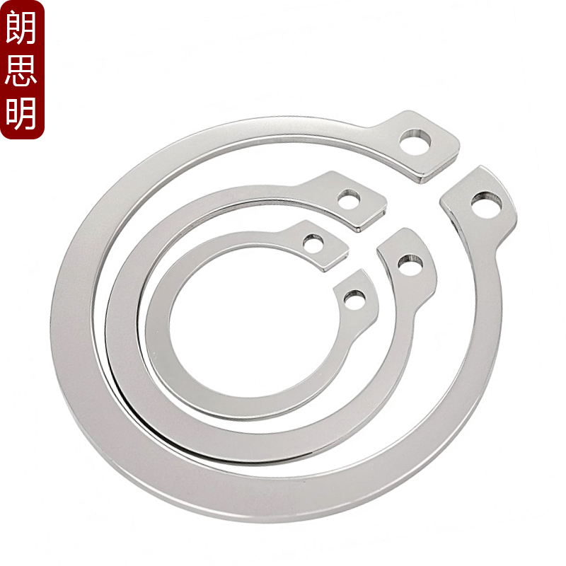 304不锈钢轴用弹性挡圈GB894孔用卡簧内卡轴承C型卡环卡扣3-160