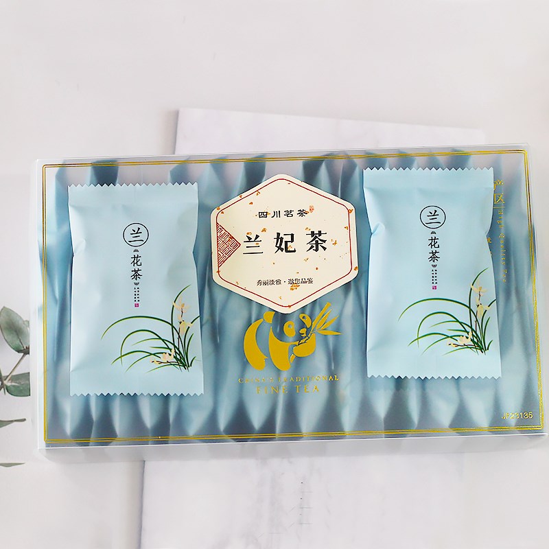兰妃茶兰花茶四川雅安2024新茶浓香型碧池蒙顶山兰花茶叶散装140g