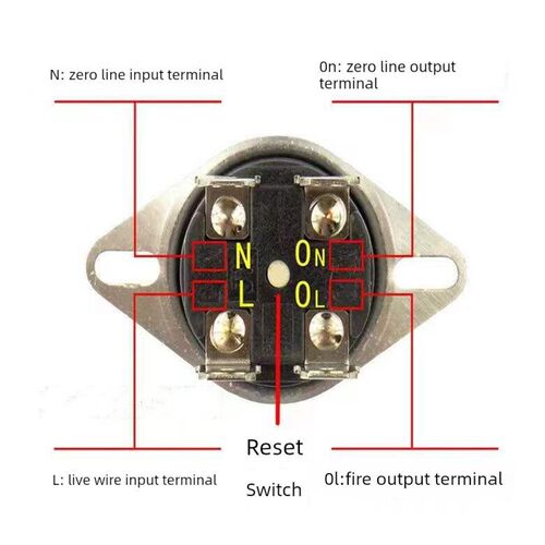Ksd302 Ksd303电热水器厨房宝温控器开关超温防干烧保护器4针正品