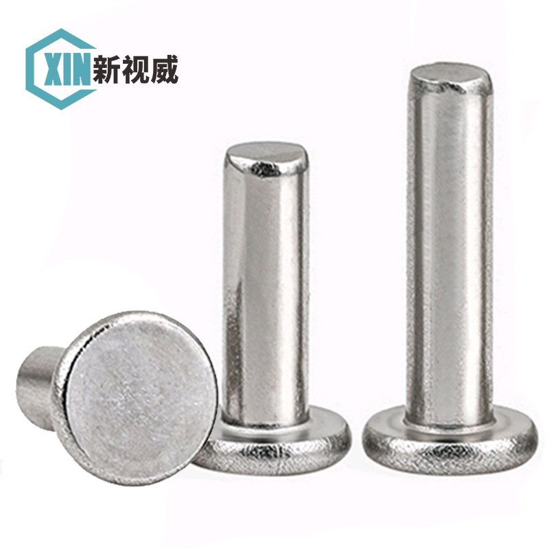 304不锈钢平头铆钉GB109敲击式平头实心铆钉M2M2.T5M3M4M5M6