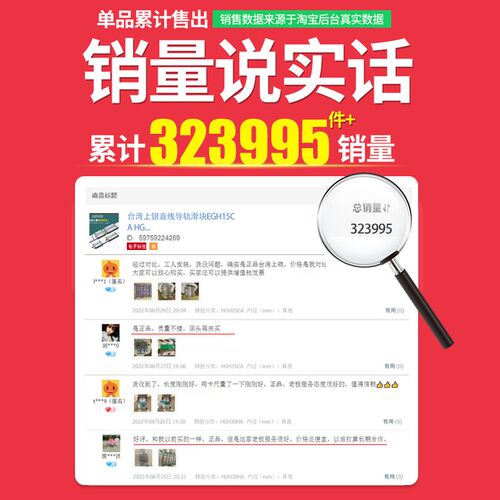 台湾上银直线导轨滑块线滑轨RGH/RGW15/20/25/30/35/45/55CA/H/CC