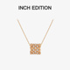 INCH EDITION蕾丝双色项链法式 气质浪漫锁骨链