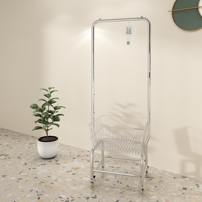 升降挂衣架卧室落地家用移动收纳