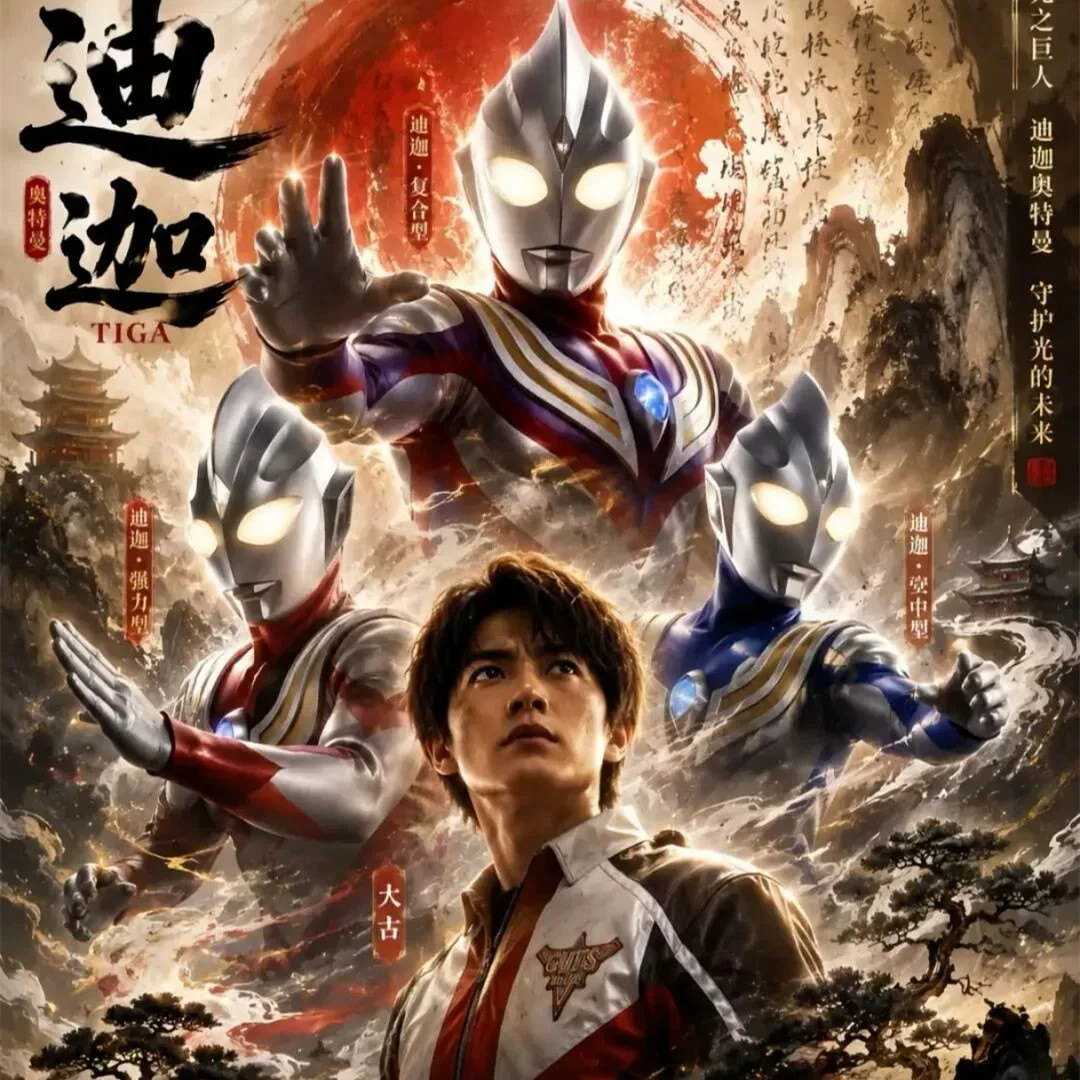 迪迦奥特曼1-52 蓝光高清 动漫 AI图片动画片素材壁纸