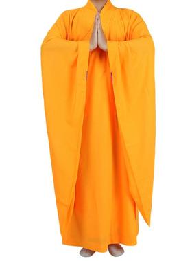 特卖远尘海清黄色僧服师父青衣出家人方丈衣服法师衣台麻纱四季男