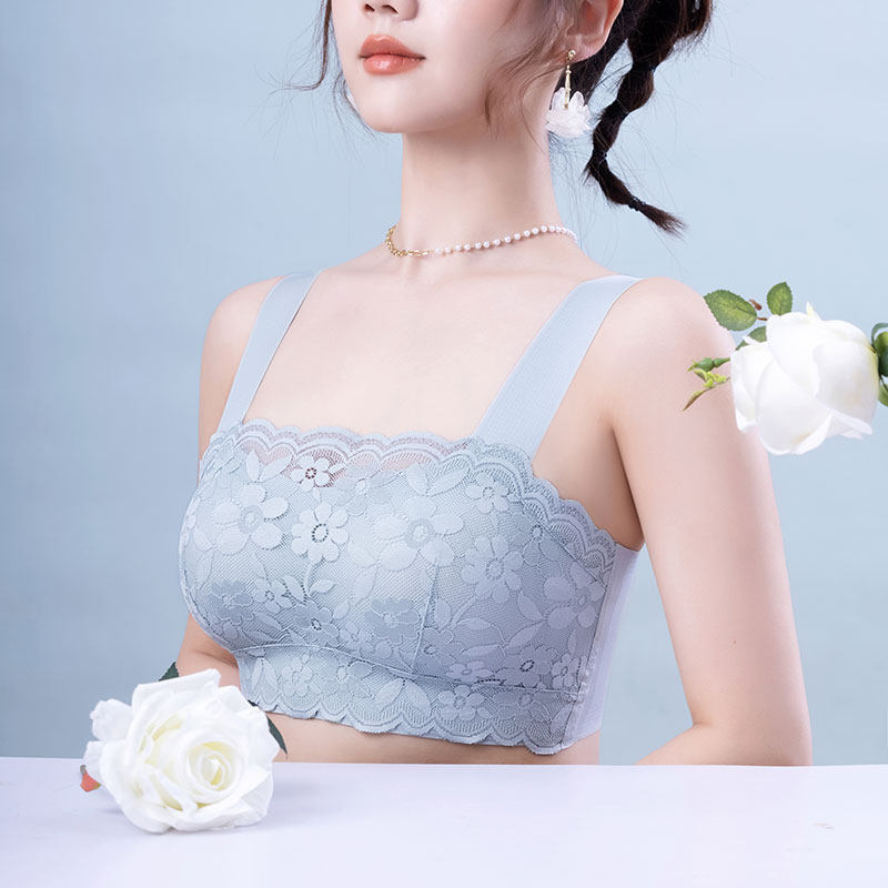 背心式带胸垫一体式性感蕾丝边内衣女士防走光可外穿美背薄文胸罩,女士内衣/男士内衣/家居服,文胸,淘宝优惠券,粉丝福利购,淘宝优惠卷