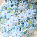 瑞琨仿真花艺混搭仿真花花朵材料包绢花假花diy手工花环头饰材料