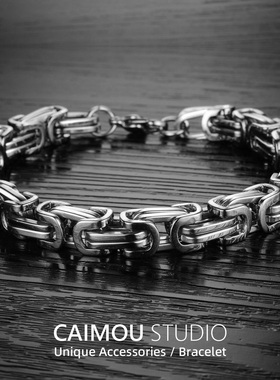 帝王链手链男女钛钢小众欧美