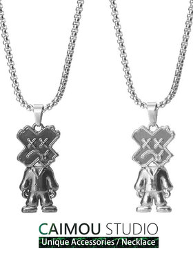 项链男锁骨链嘻哈潮轻奢小众设计