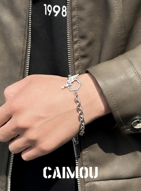 CAIMOU火焰闪电手链男女轻奢小众